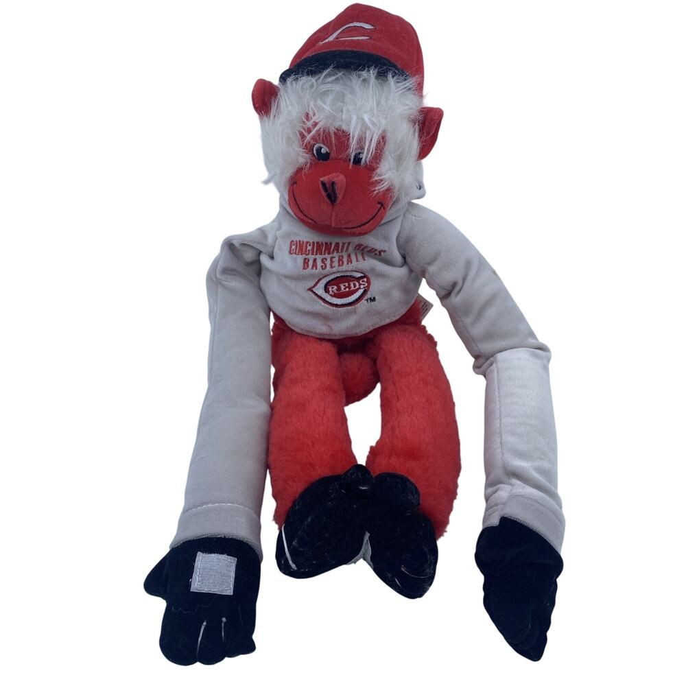 Cincinnati Reds Rally Monkey Plush Forever Collectibles Jersey Monkey MLB Mascot